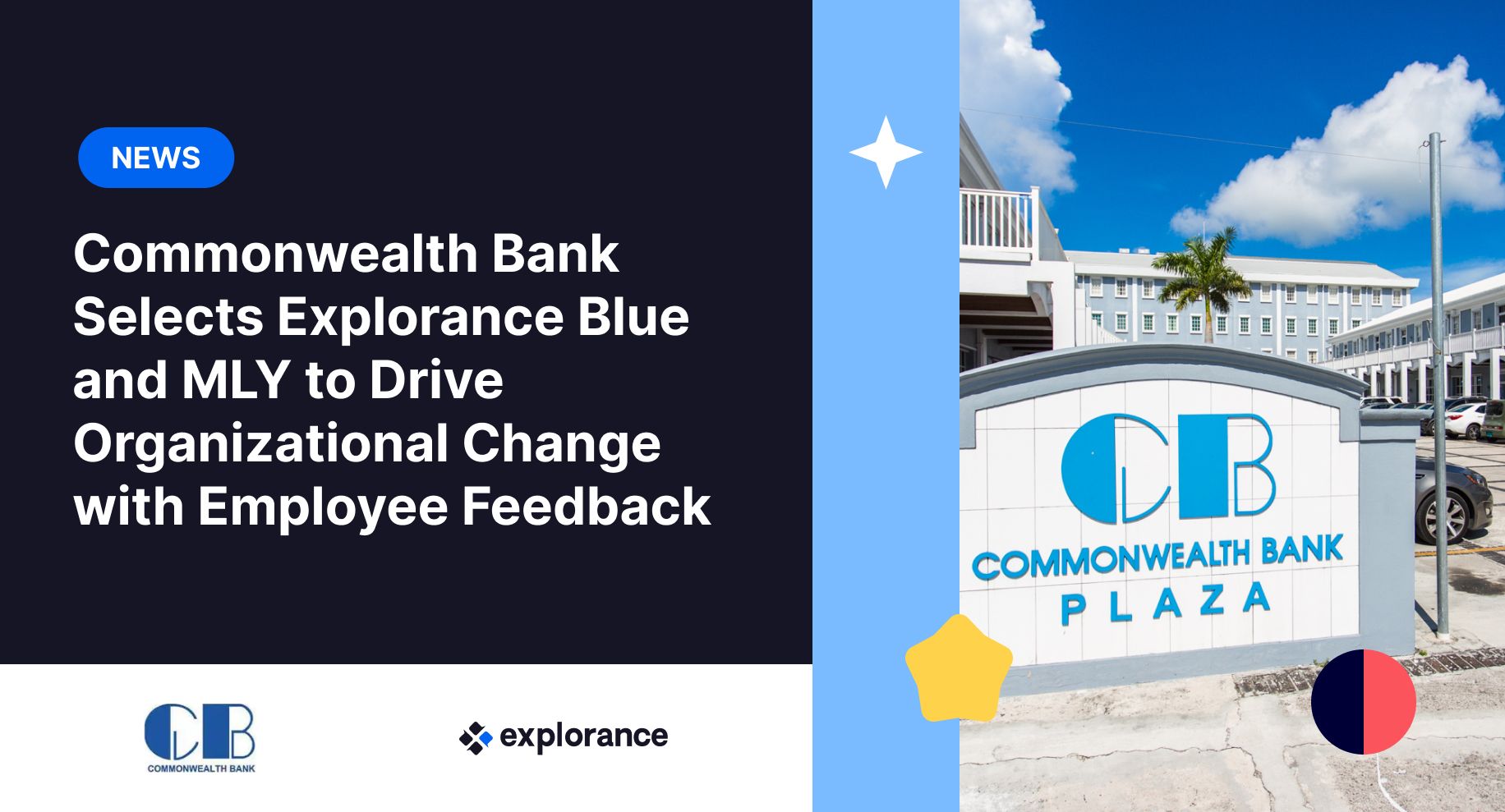Commonwealth Bank Selects Explorance Blue and MLY to Drive Organizational Change with Employee Feedback