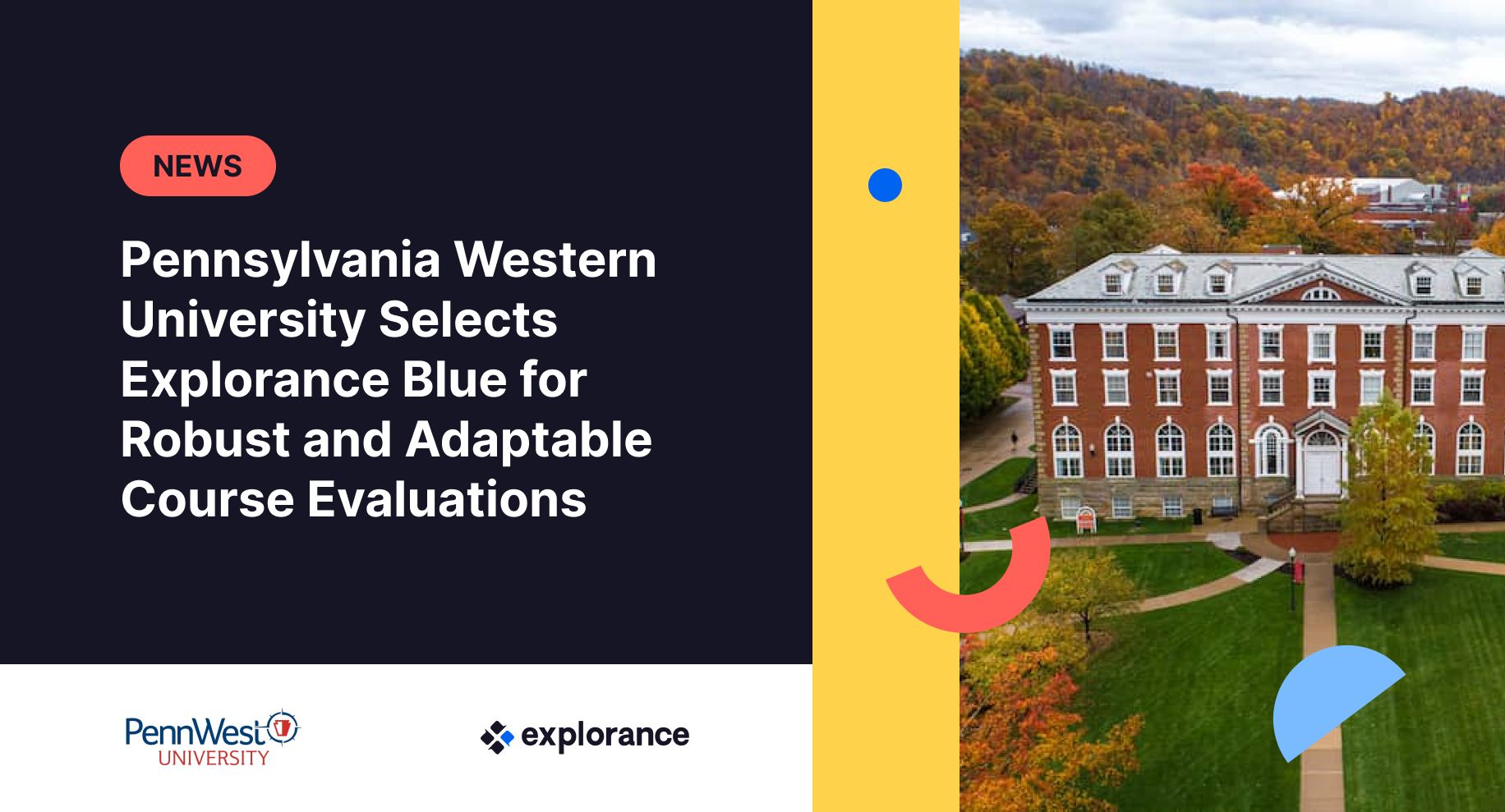 Illustration for the article Pennsylvania Western University Selects Explorance Blue for Robust and Adaptable Course Evaluations