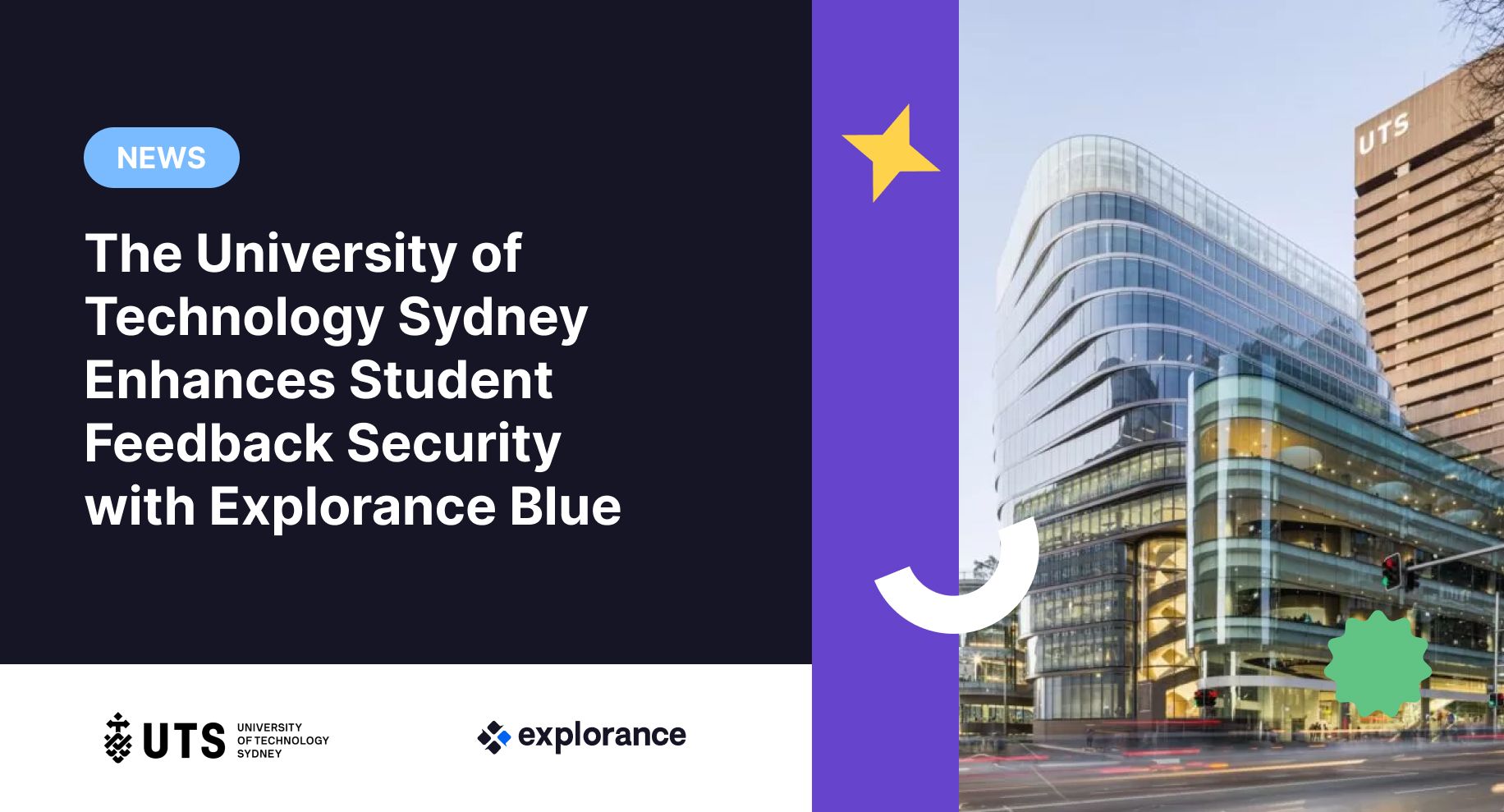 Illustration for the article The University of Technology Sydney Enhances Student Feedback Security with Explorance Blue