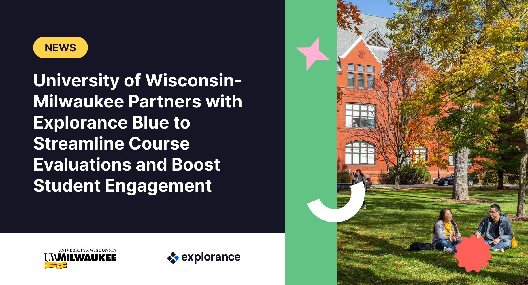 Illustration de l’article L'université du Wisconsin-Milwaukee s'associe à Explorance Blue pour rationaliser les évaluations de cours et stimuler l'engagement des étudiants.