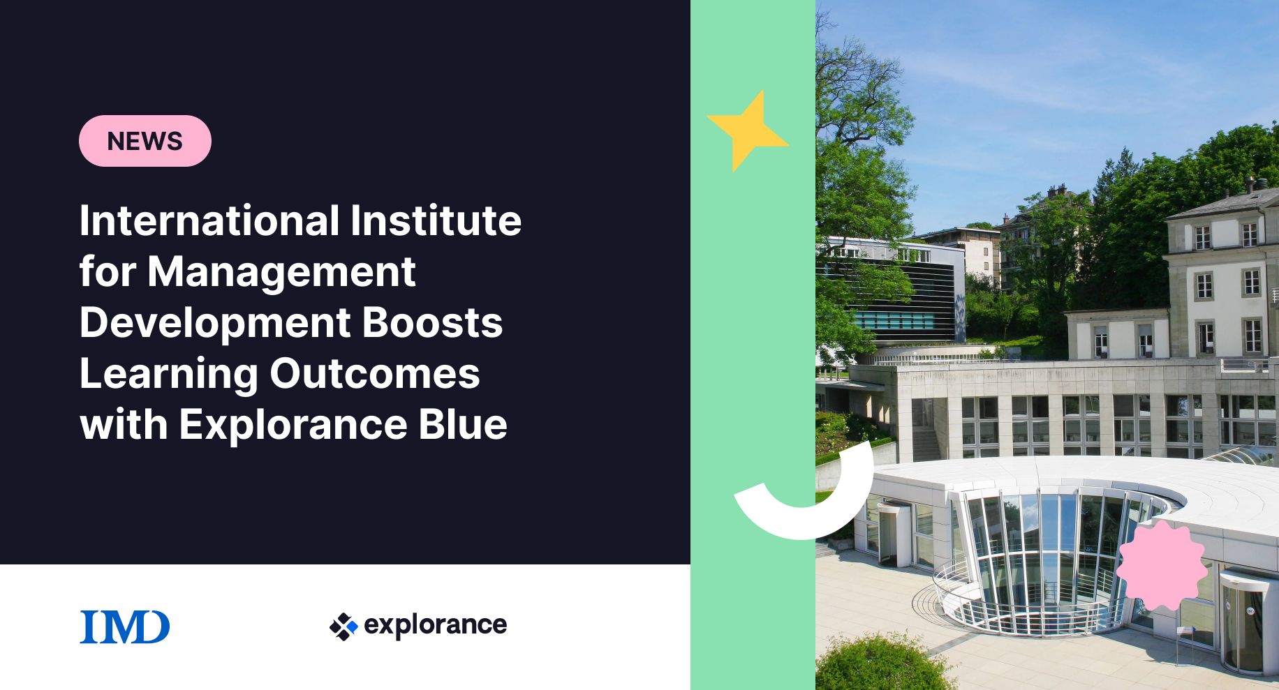 L'Institut international pour le développement du management évalue l'impact de la formation grâce à Explorance Blue