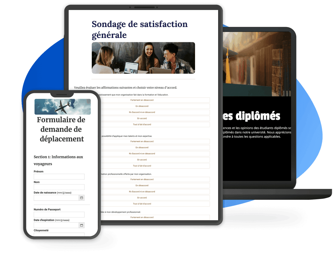 Des sondages entièrement réactifs sur tous les appareils