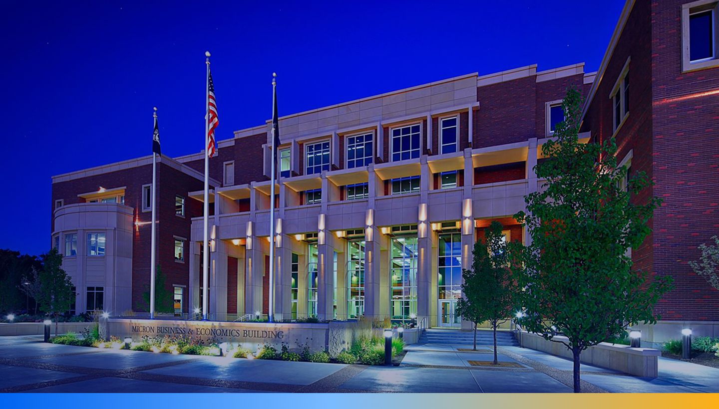 Illustration for the article Blue Turf Thinking: Optimizing Course Evaluations at Boise State University with Explorance Blue