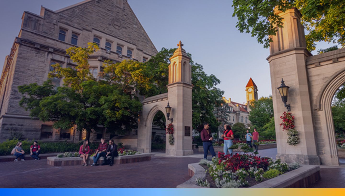 Illustration for the article Indiana University Bloomington Leverages Explorance Blue Question Bank to Streamline Course Evaluations for 46,000 Students