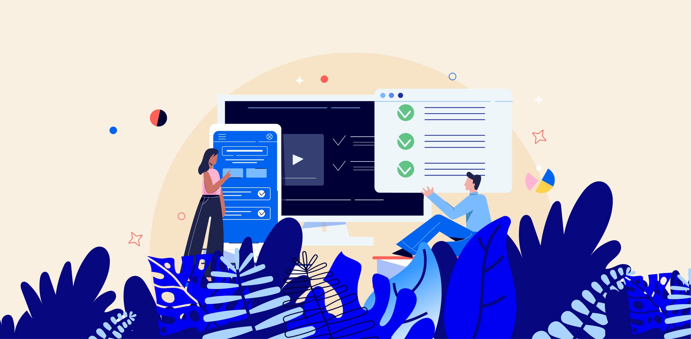 Illustration for the article How to Use Surveys to Measure and Track Crucial Educational Gains