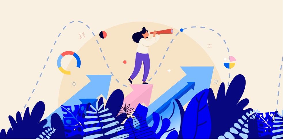 Illustration for the article Navigating the Future with Feedback for the Brave